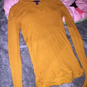 mustard long sleeve